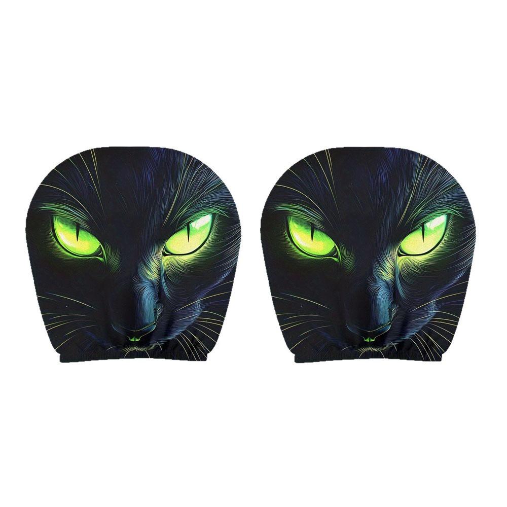 2 Pcs Ghost Headrest Covers Halloween Accessories Car Seat Headcover Car Headrest Covers Halloween