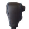 TricoloreExchange DIY Shift Knob Leather Wrap Kit for the Current Atrai Hijet and Hijet Deck Black Leather On Both Black Leather On Top and Bottom
