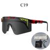Grenzüberschreitende polarisierte Fahrradbrille mit großem Rahmen und farbigen Gläsern für Sport