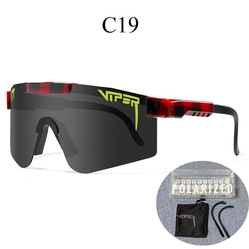 Grenzüberschreitende polarisierte Fahrradbrille mit großem Rahmen und farbigen Gläsern für Sport
