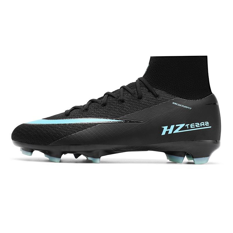 New high-top football shoes Men's and women's adult grass anti-skid competition training professional football shoes