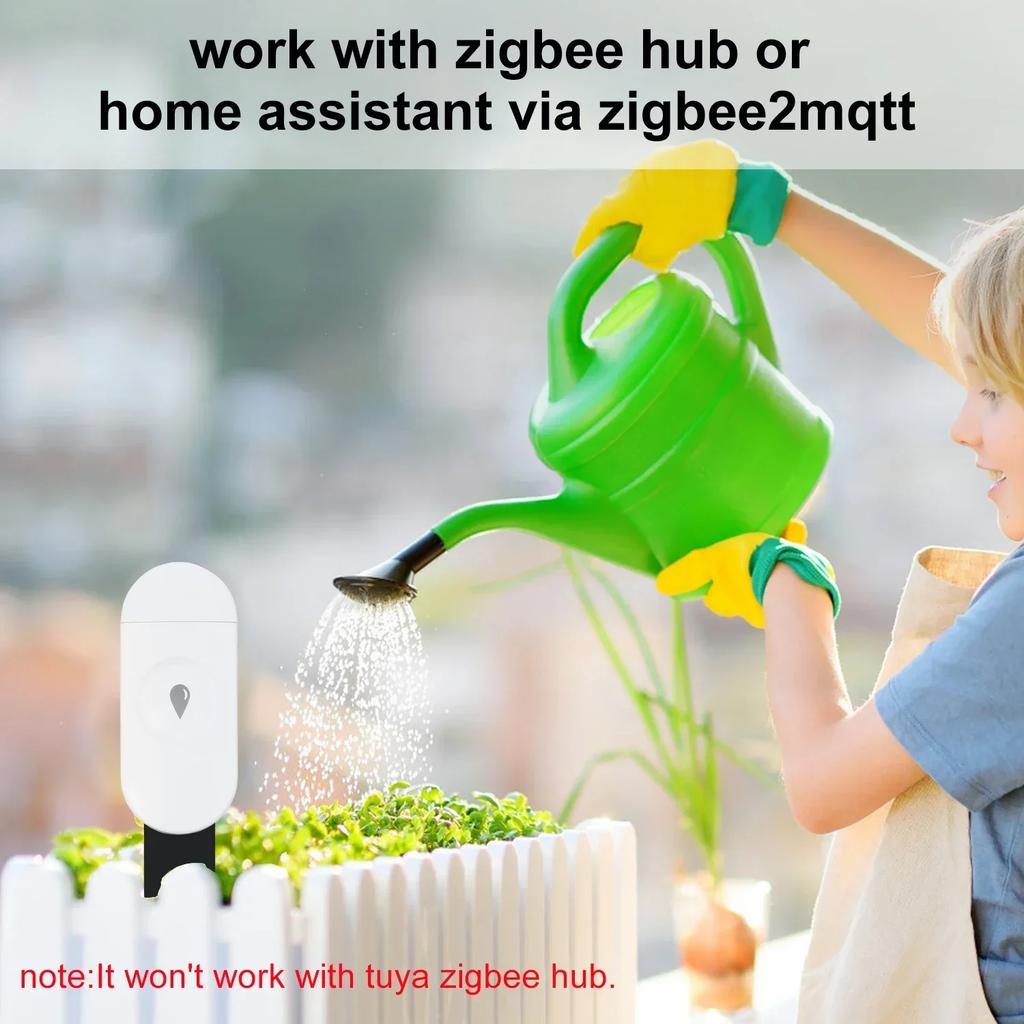 Smart Zigbee Soil Moisture Sensor Detector Temperature Humidity Moisture Real Time Monitor Works with Home Assistant  Z2M