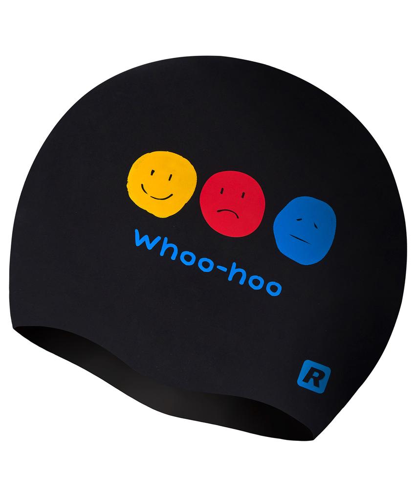 Laelliseupocheu [Oruc806 Blk] Huhu Trio Silicone Swim Cap Black