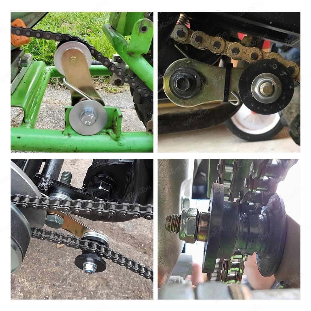 Chain Tensioner Spring Roller Slider Guide Adjuster Wheel Pulley Kits Fit for Dirt Pit Mini Bike Moto Quad Scooter Motor Part