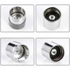 2PCS 1.98" Trailer Bearing Protector Caps - Durable Dust Cover for Boat/RV Trailers (Easy Install, Corrosion-Resistant)