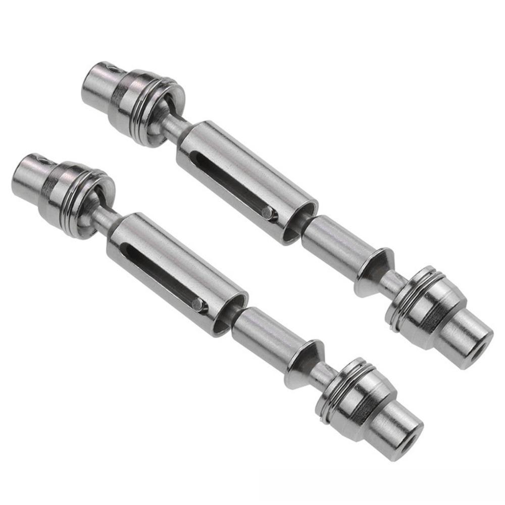 2pcs Black Silver Drive Shaft for WPL D12 C14 C24 B14 B24 B16 B36 C64-1 MN D90 D98 MN99S