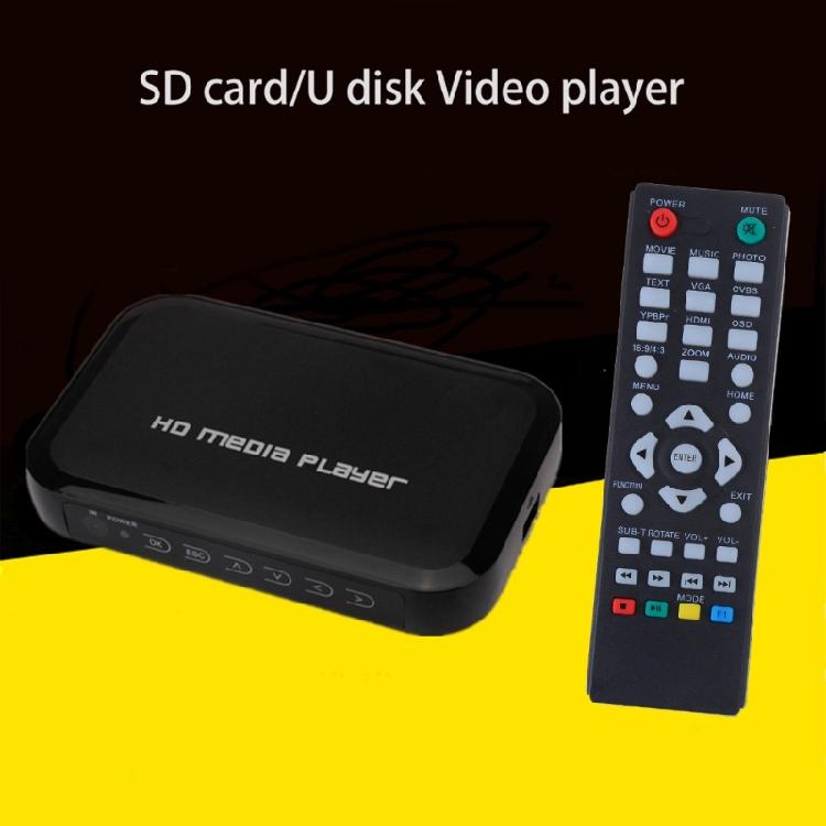 Mini 1080P HDMI Video Player VGA AV Video Media Player TV Box HD Video Player