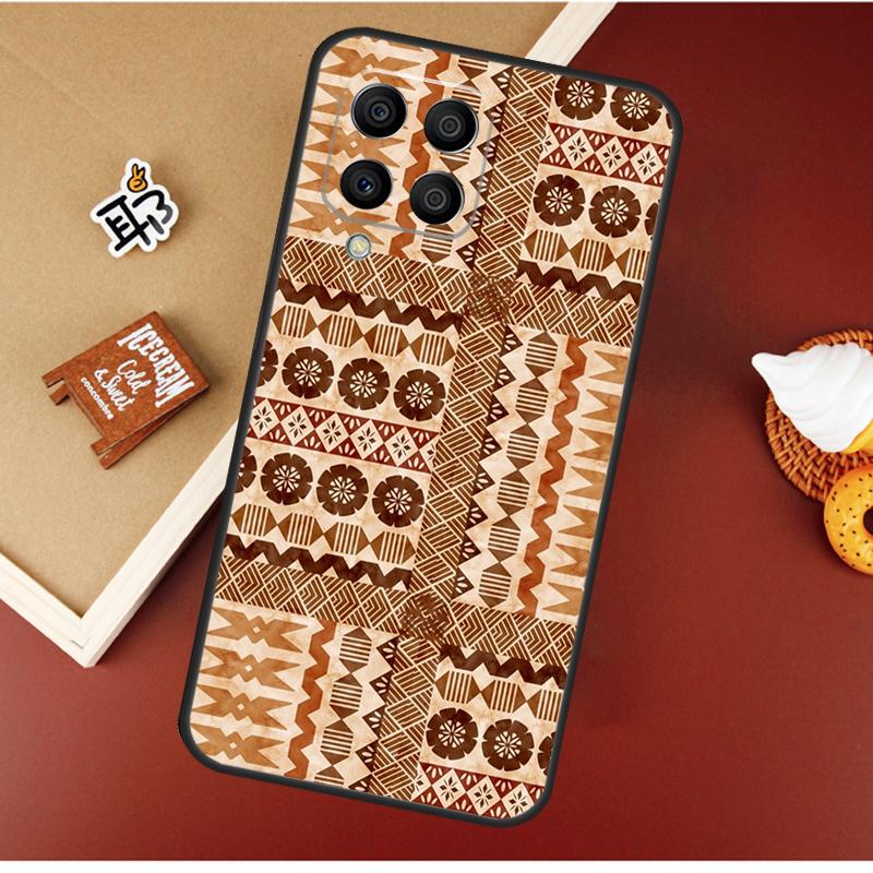 Fijian Masi Tapa Case For Samsung Galaxy M13 M53 M51 M31 M11 M14 M34 M54 M12 M32 M52 M16 M36 M56 M15 M35 M55