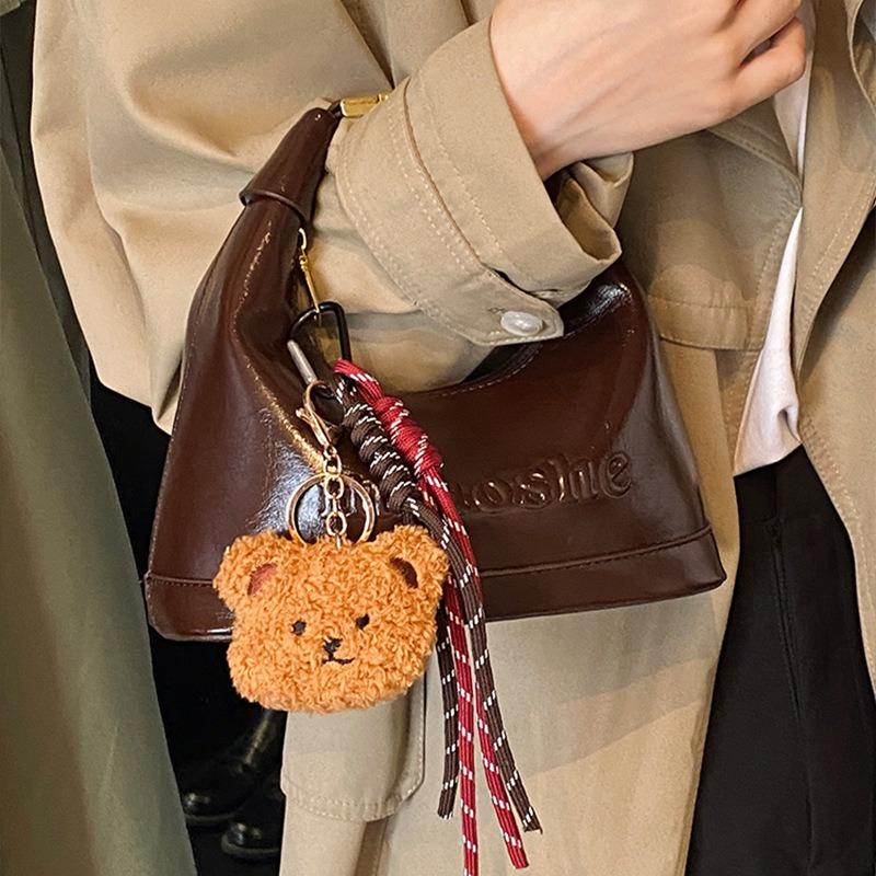 Bag New Autumn and Winter Leather Women's Bag High Sense Maillard Popular Fashion Hand Carry Crossbody Bag Luggage