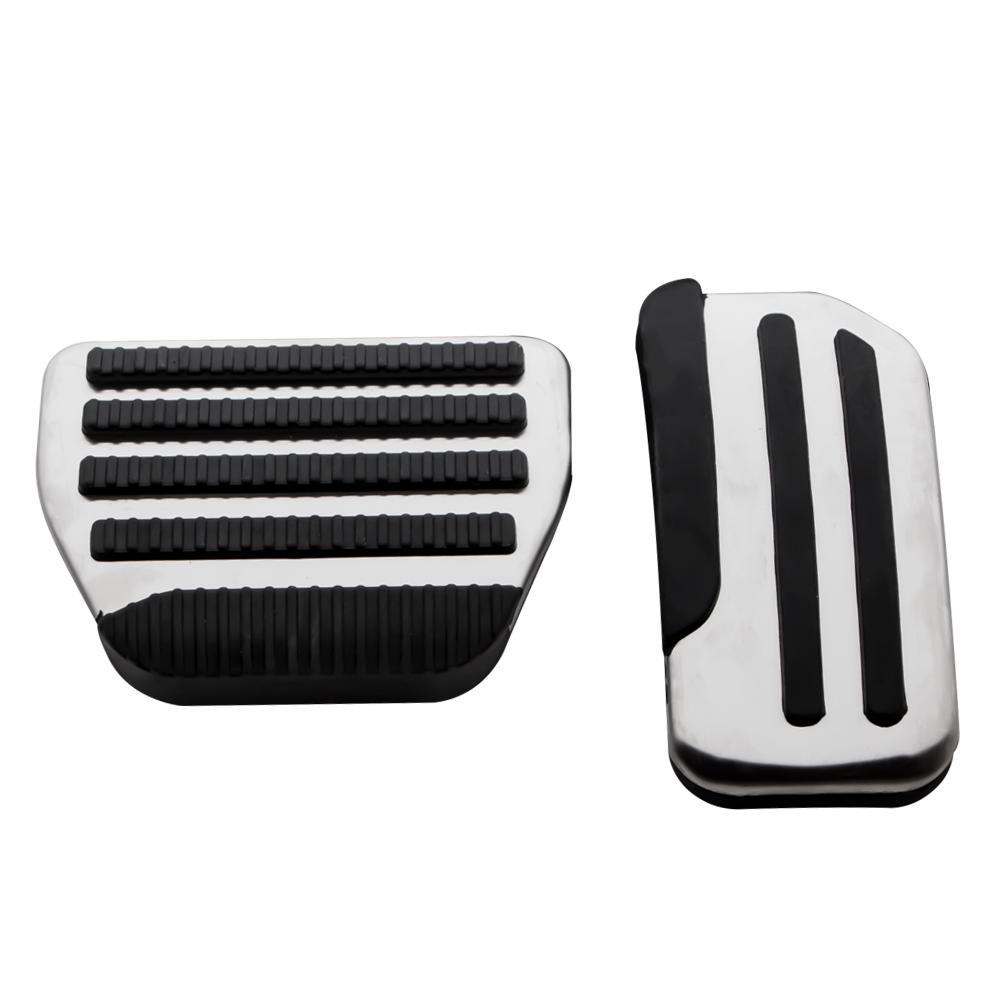 Car Gas Brake Foot Pedal Cover for Nissan Juke Altima Sentra Sunny Maxima Sylphy Tiida Pulsar Leaf Stainless Steel Accessories