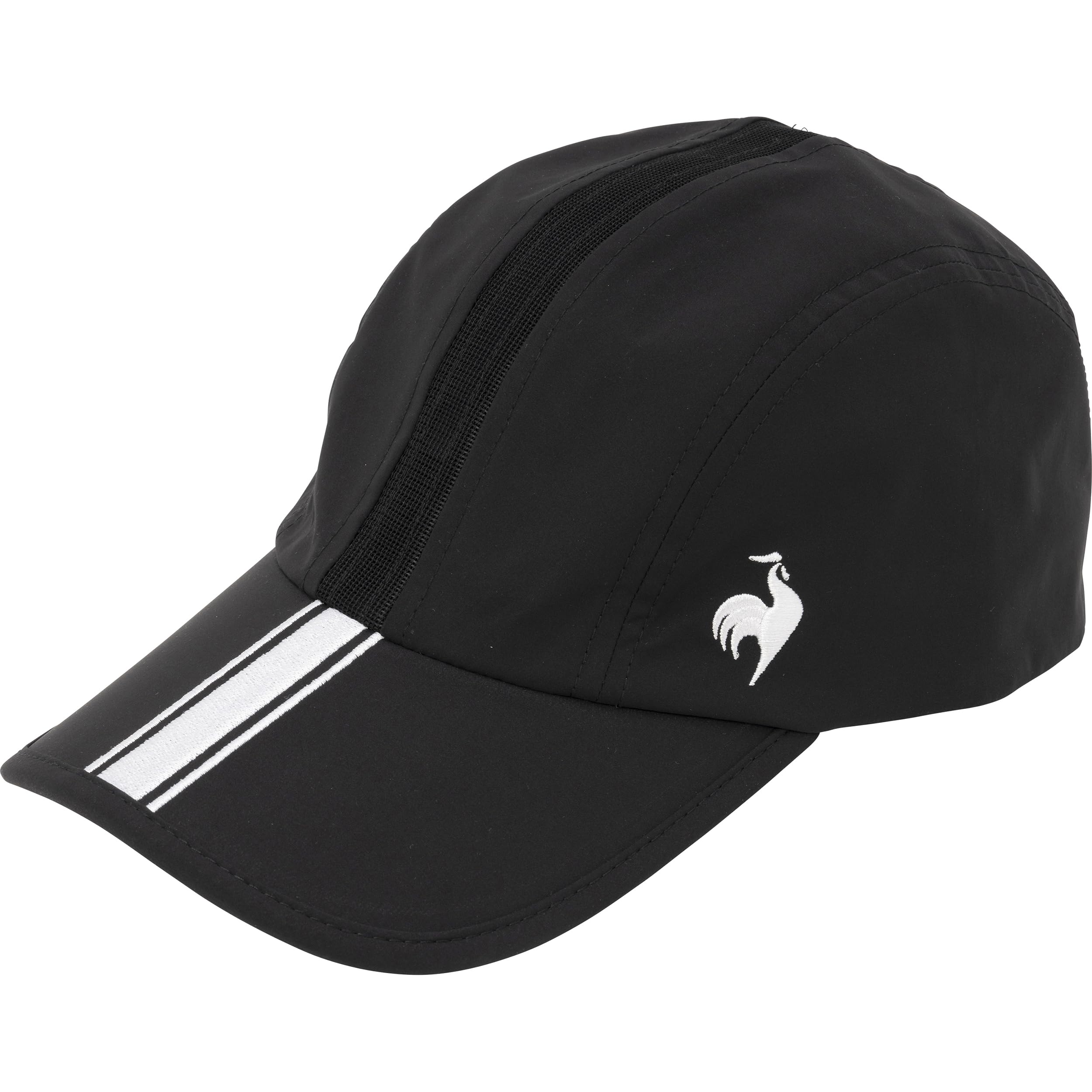 

Le Coq Sportif FAN AIR Partially Training Classic Tennis LN5SCP11M BKWH Cap, Water-Repellent, Ventilated, Sweat-Resistant, Cap, Simple, Dry, Design,
