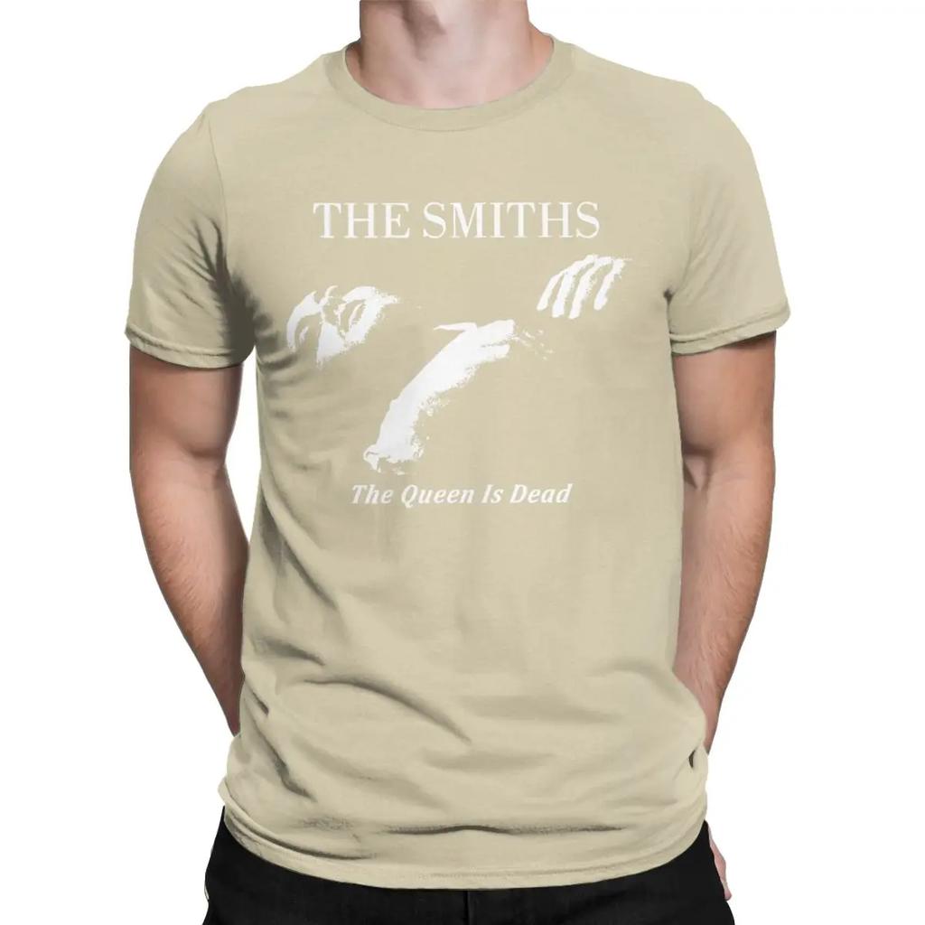 The Smiths The Queen Is Dead T-Shirt für Herren 1980er Jahre Indie Morrissey Baumwoll-T-Shirt Rundhals Kurzarm-T-Shirts Kleidung für Erwachsene
