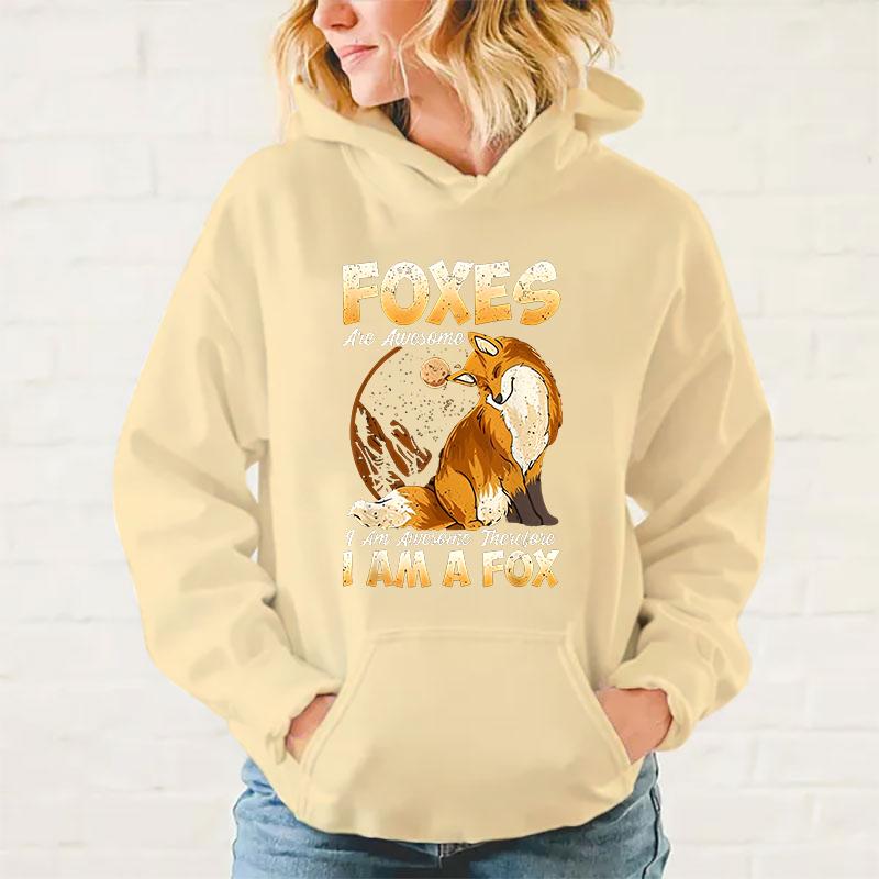 New Fashion Fox Printed Hoodie Women Men Autumn Winter Warm Sweatshirt Hip Hop Harajuku Streetwear Long Sleeve Pullover