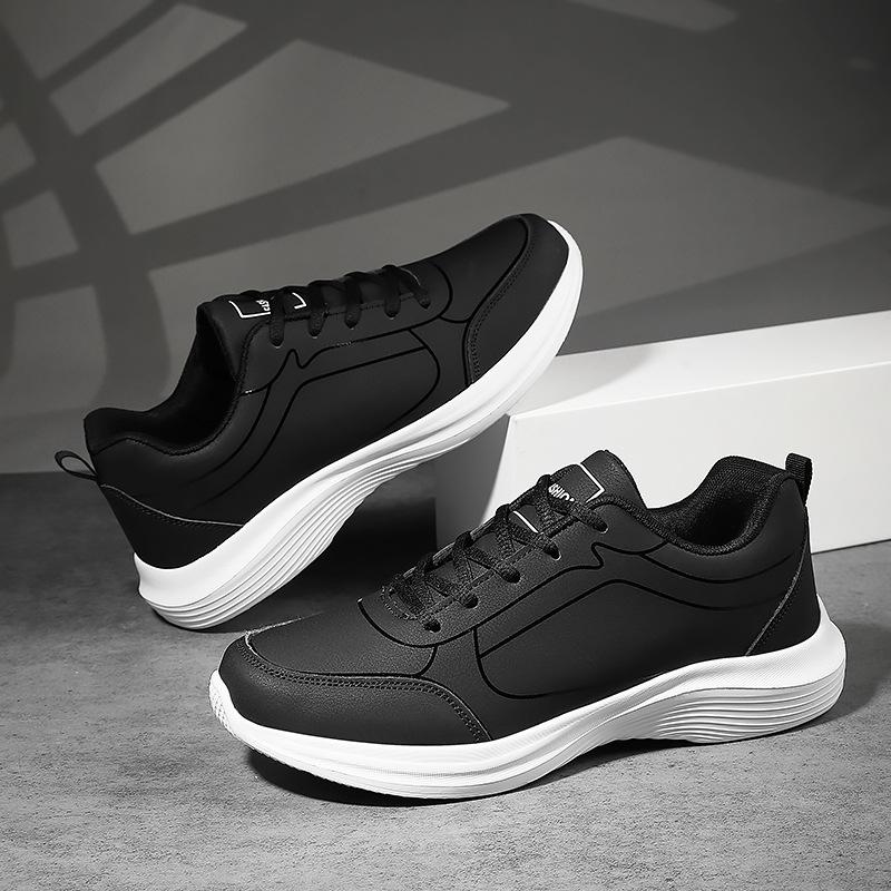 Wide Feet Large Size Mesh Shoes Black Mesh Shoes Lightweight Soft Sole Running Casual Sports Shoes