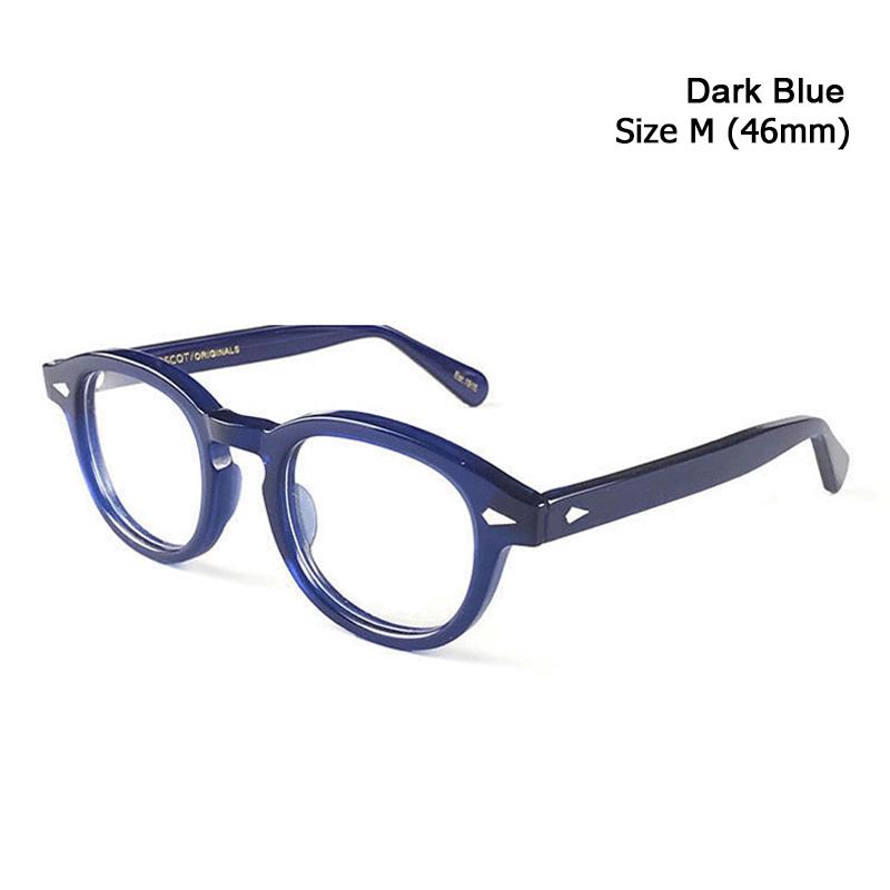 Johnny Depp Lemtosh Glasses Frame Men Women Luxury Brand Vintage Computer Goggles Acetate Glasses Frame Transparent Lens Box