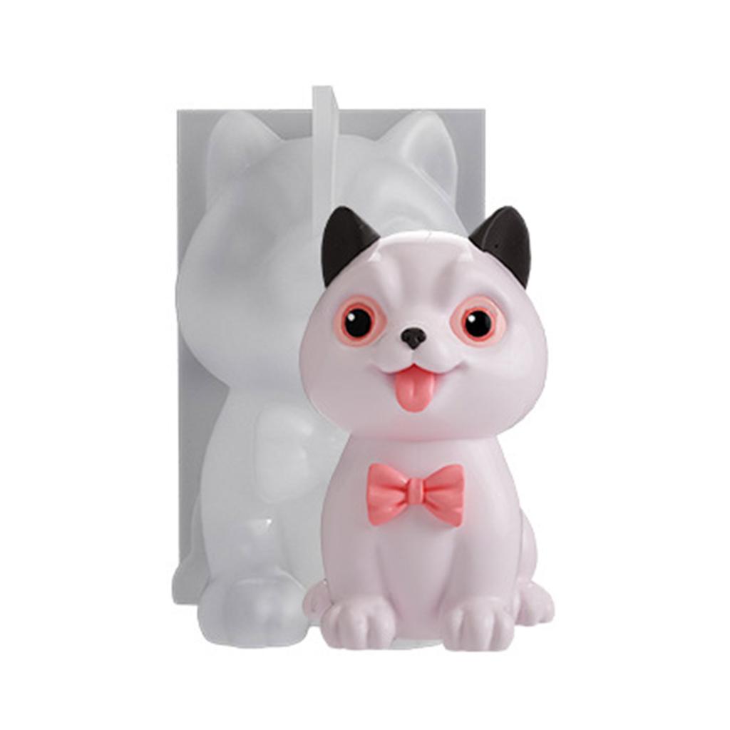 Animal Cat Dog Scented Candle Silicone Mold Handmades Cat Scented Candle Epoxy Mold DIY Craft Women Girl Fondant Mold