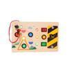 Hölzernes Switch-Spielbrett Kinder-Puzzle-Spielzeugset Mit LED-Leuchten Für Frühe Kindheit Lernen Und Entwicklung