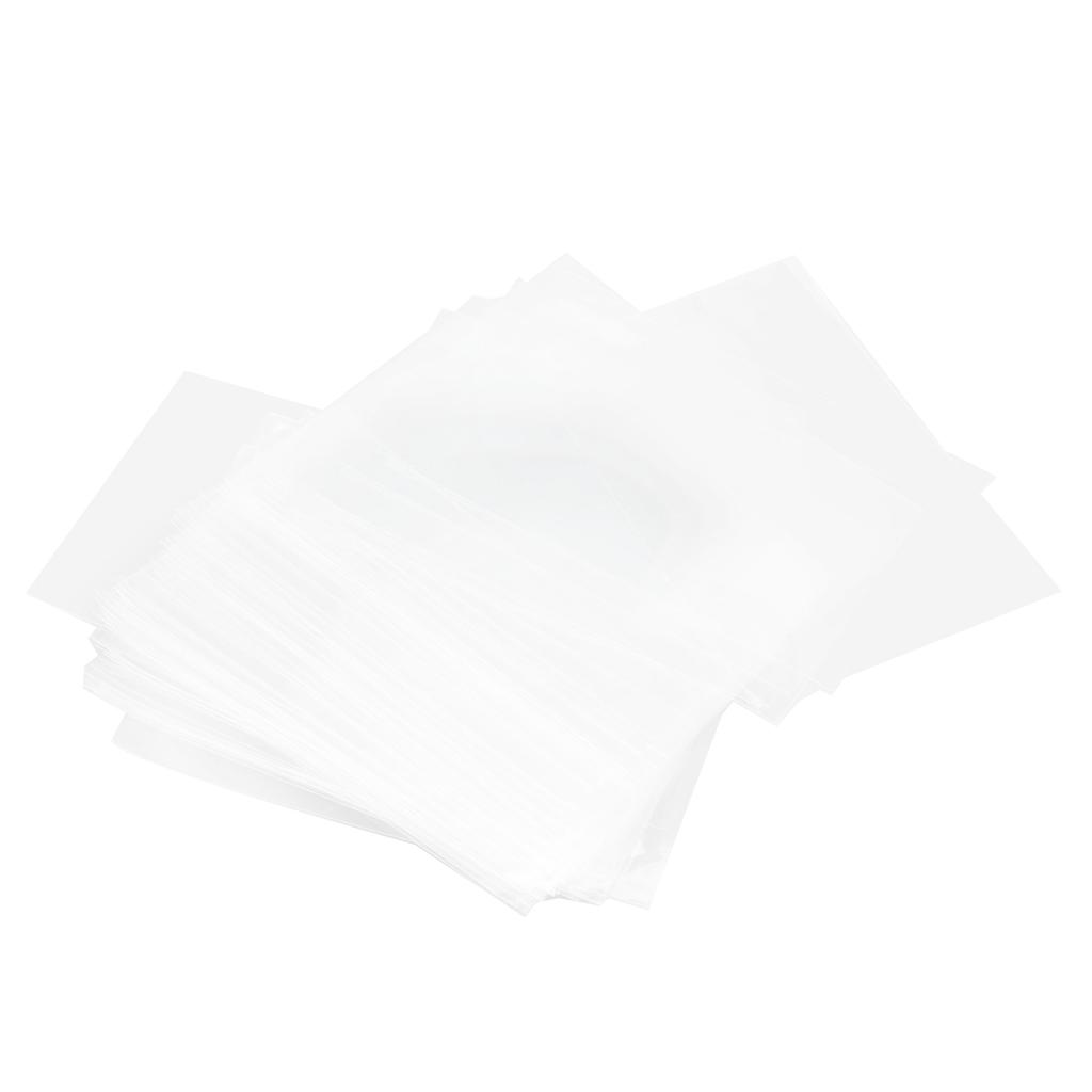 100 ks Sáčky na zmrzlinu Průhledné Obdélníkového tvaru Sáčky na bonbóny a čokoládu pro domov, svatbu