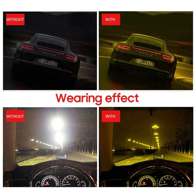 Non-polarized Vintage Clip On Flip Up Sunglasses Women Men Clip Use Day and Night Glasses Driving Fishing Outdoor Sports Sun Glasses