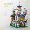 Non-Toxic Medieval Castle Building Blocks Model European Style City View Moc Bricks Toys Creative Desktop Decoration Diy Toys For Kids