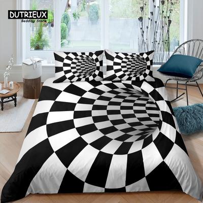 Home Living Luxus 3D Streifen Bettwäsche Set Bettbezug Set Kissenbezug Kinder Bettwäsche Set Queen und King EU/US/AU/UK Größe