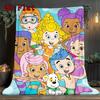 Bubble Guppies Inspired 2D Flat Pattern Flannel Blanket High Quality All Seasons Warmth and Comfort Perfect for Christmas Gifts.PMT0914292