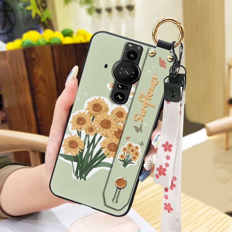 Shockproof Soft case Phone Case For Sony Xperia Pro-I Dirt-resistant Durable Back Cover Anti-dust Wristband Protective