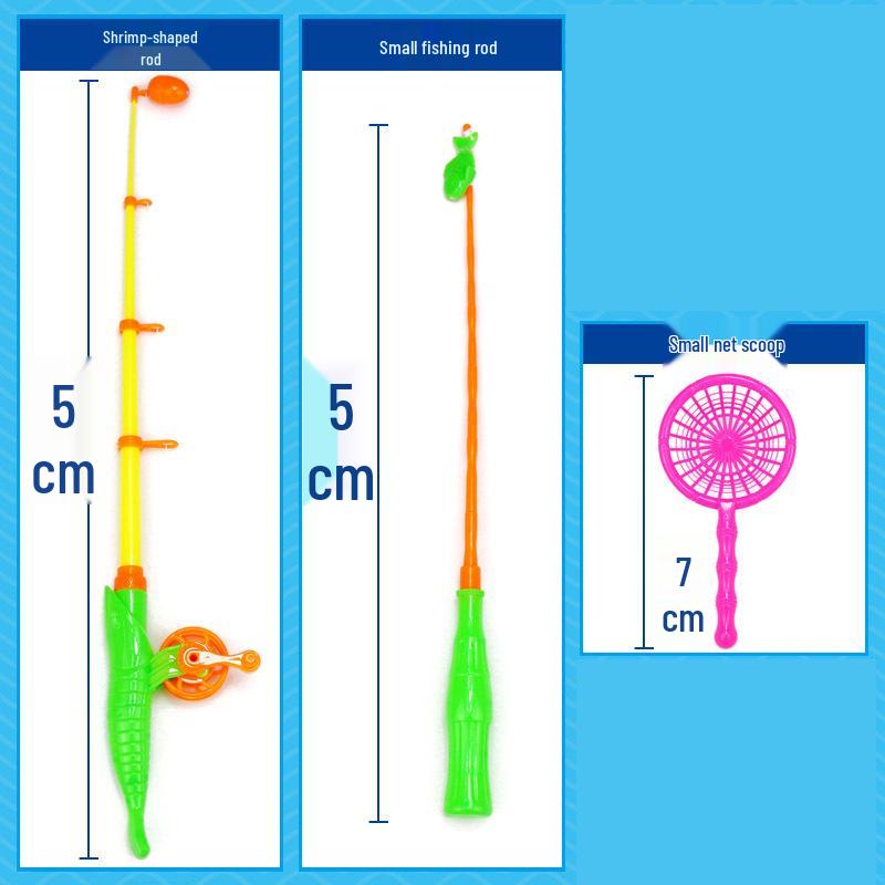 Best-Selling 40-Piece Kids' Magnetic Fishing Game Set for Water Play