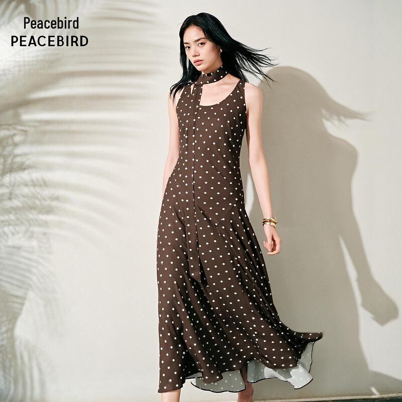 Peacebird AAFAG240W Commuter V-Neck Dress S