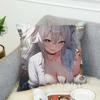 Anime S-Shishiro Botan Pillow Case For Car Sofa Decorative Home Double-sided Print Plush Square Throw Pillow Cushion Cover