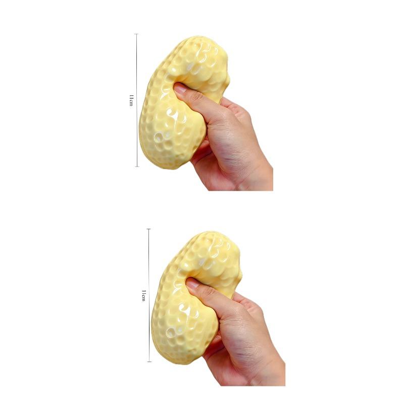 Erdnuss-Druckentlastungsspielzeug Weiches Gummi-Spielzeug Sensorisches Reiz-Spielzeug ASMR Sensorisches Druck-Spielzeug für Erwachsene Stressabbau-Spielzeug