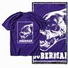 G59 Purple Cotton Men's Streetwear Dog GraphicT-shirt |  Big Size Cool Vintage O-neck Men's Tee Tshirt