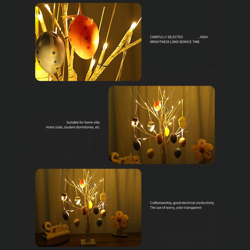 Multifunctional Eggs Tree Decoration For Easter Celebration Home Party Supplies Easy Installation Festives Accent