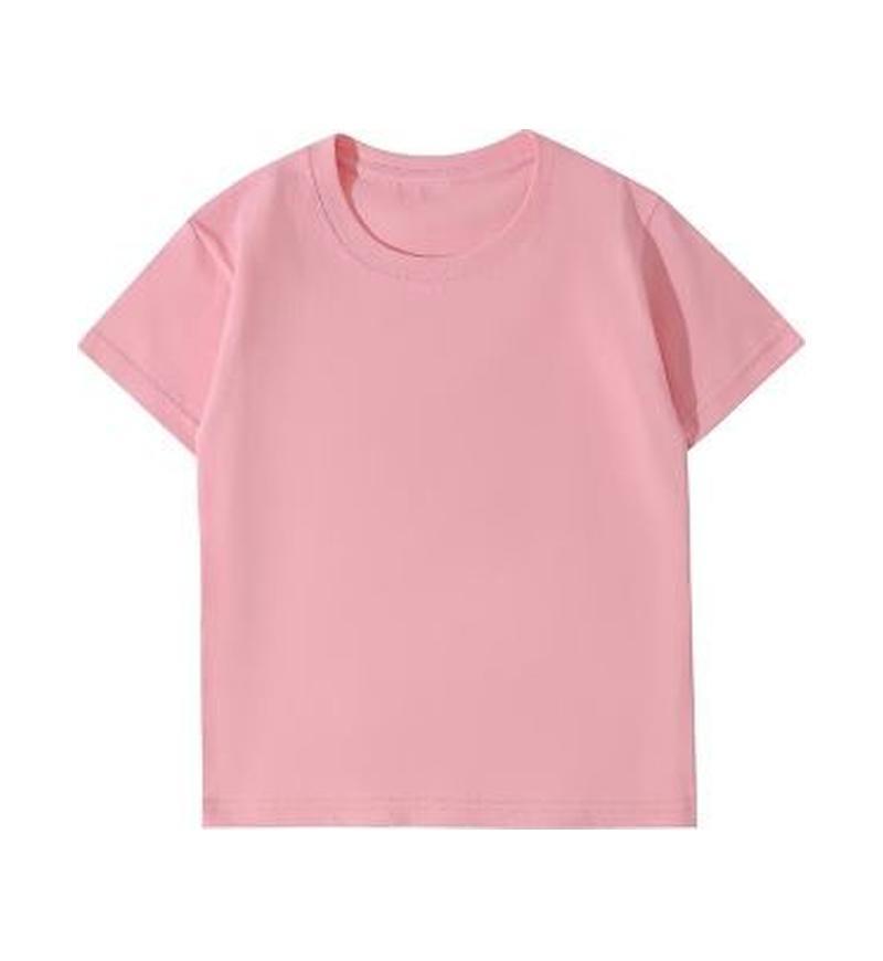 Unisex Heavyweight Pure Cotton Solid Color Short Sleeve Round Neck T-shirt