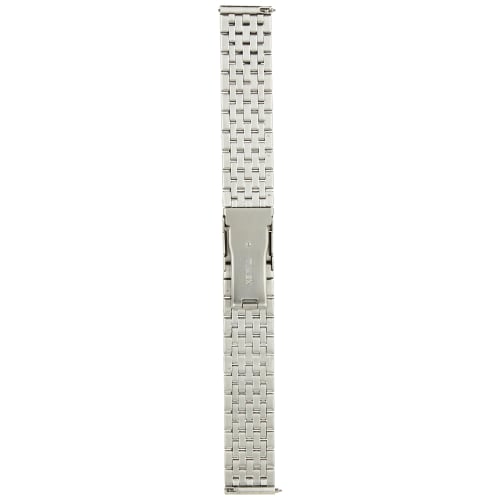 Timex 20mm Stainless Steel Quick Release Bracelet ? Silver Tone with Deployment Clasp, Silver Tone, 6 to 8 inches, Bracelet