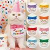 Pets Birthday Party Pet Birthday Scarf Hat Set Pets Cat Scarf Hat Set Ins Style Pet Scarf  Dog