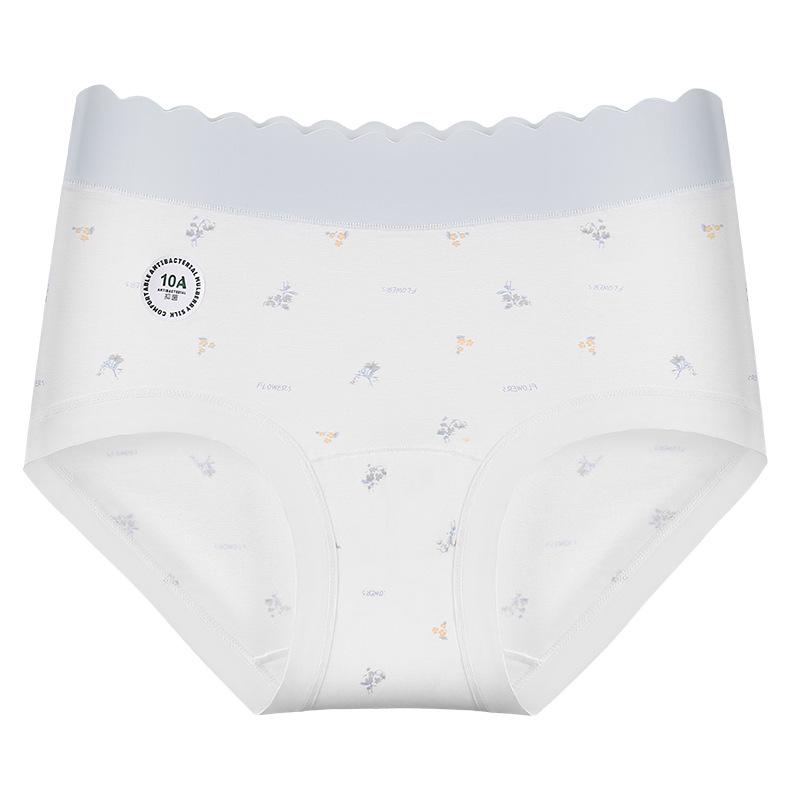 Ladies Spring and Summer New Style Gentle Breathable Comfortable Antibacterial Middle Waist Triangle Briefs