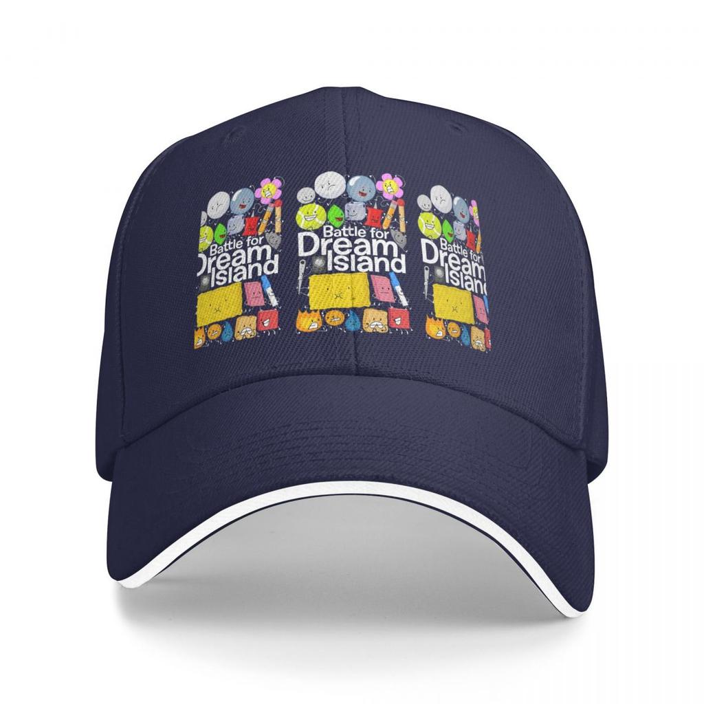 BFDI Poster Black Baseball Caps Snapback Fashion Baseball Hats Breathable Casual Casquette Outdoor For Mens And Womens