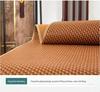 Thickened Foldable Summer Ice Silk and Rattan Sofa Cushion Mat with Wool Material