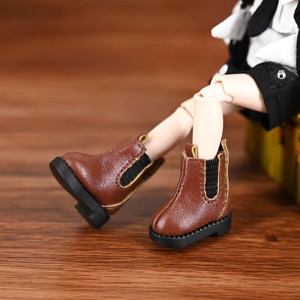 1pair Cute Outfit Ob11 Doll High Top Shoes Pretend Play Obitsu 11 Doll Shoes Holala Gcs