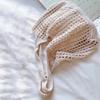 New Large Capacity Shoulder Composite Bag Weave Beach Vacation Handbags Women Knitted Hollow Out Tote Bags