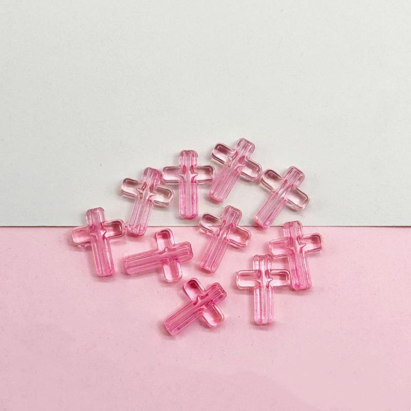 Acrylic Transparent Colored Beaded Badge/Card Holder Bracelet