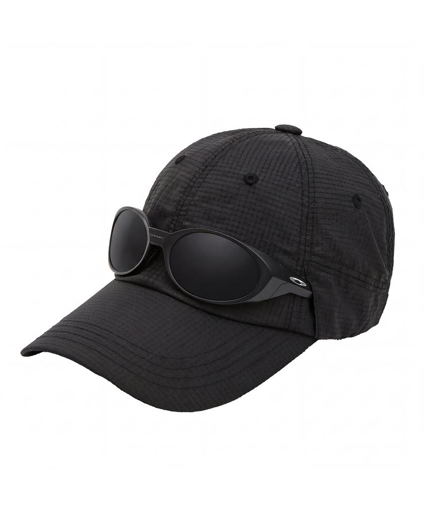 Yualeichi Sunglasses Pocket Ribbed Nylon Ball Cap Running Gorpcore Oversized Ball Cap Urh - C - 008 - Opt - Gbr - Bk