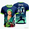 Men's One Piece Anime T-Shirt Luffy Minimal Print Boys Clothes Girls Short Sleeve Men Jersey Casual Lightweight