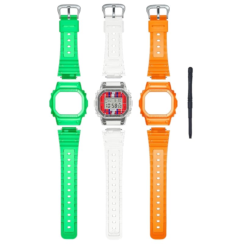 

[Casio] watch G-Shock []KASHIWA SATO Collaboration Model DWE-5600KS-7JR men s clear