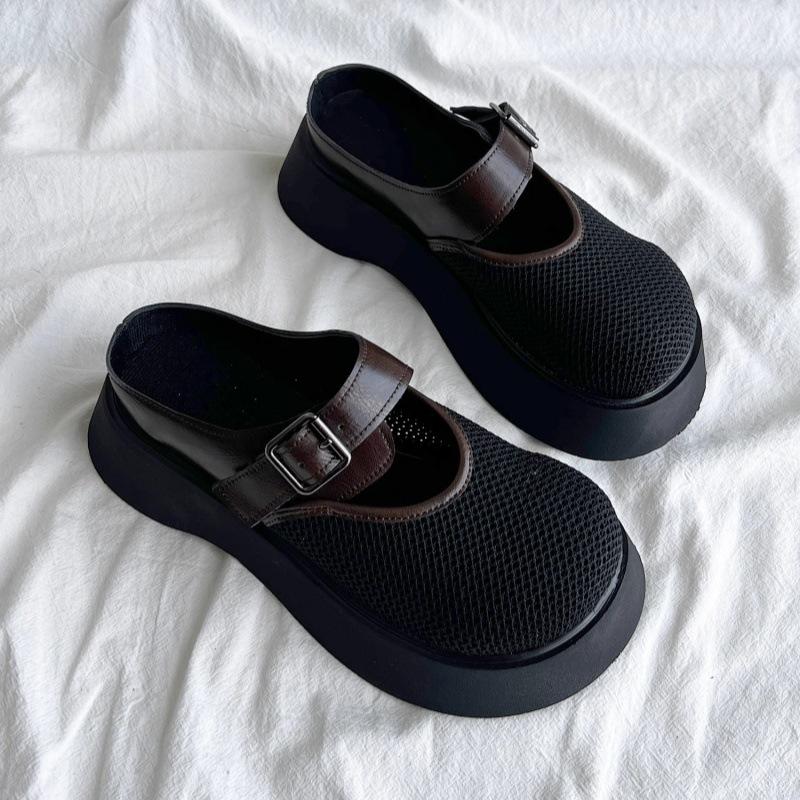 

Босоніжки Boken на платформі, сумка, шльопанці з відкритою п ятою, жіночий верхній одяг, весна 2025, нові, на платформі, однопедальні, Boken, напівпідносні, одинарні туфлі 40 чорний