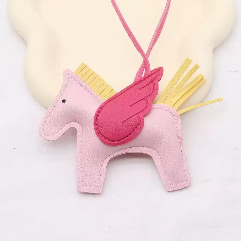 Pony PU-Leder Anhänger grenzüberschreitend original vielseitige Tasche niedlich Trend Auto Schlüsselanhänger Tasche Anhänger Lager
