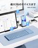 Omikamo Keyboard Bluetooth Foldable Wireless JIS Standard Japanese Layout iPad Keyboard Smartphone with Touchpad Compatible with Wireless Compact