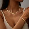 Modisches Margeritenblumen-Emaille-Armband für Damen Choker-Halskette Böhmisch Sonnenblume Stapelbare Handband Schmuck