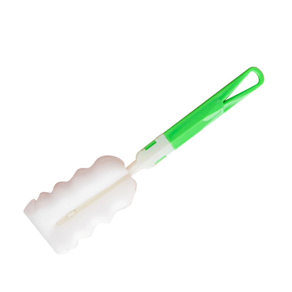 Spazzola per Bottiglie Spugna Spazzola per Tazze Testa della Spazzola Staccabile Manico Spazzola Pulizia Borraccia per Biberon Tazza da Vuoto